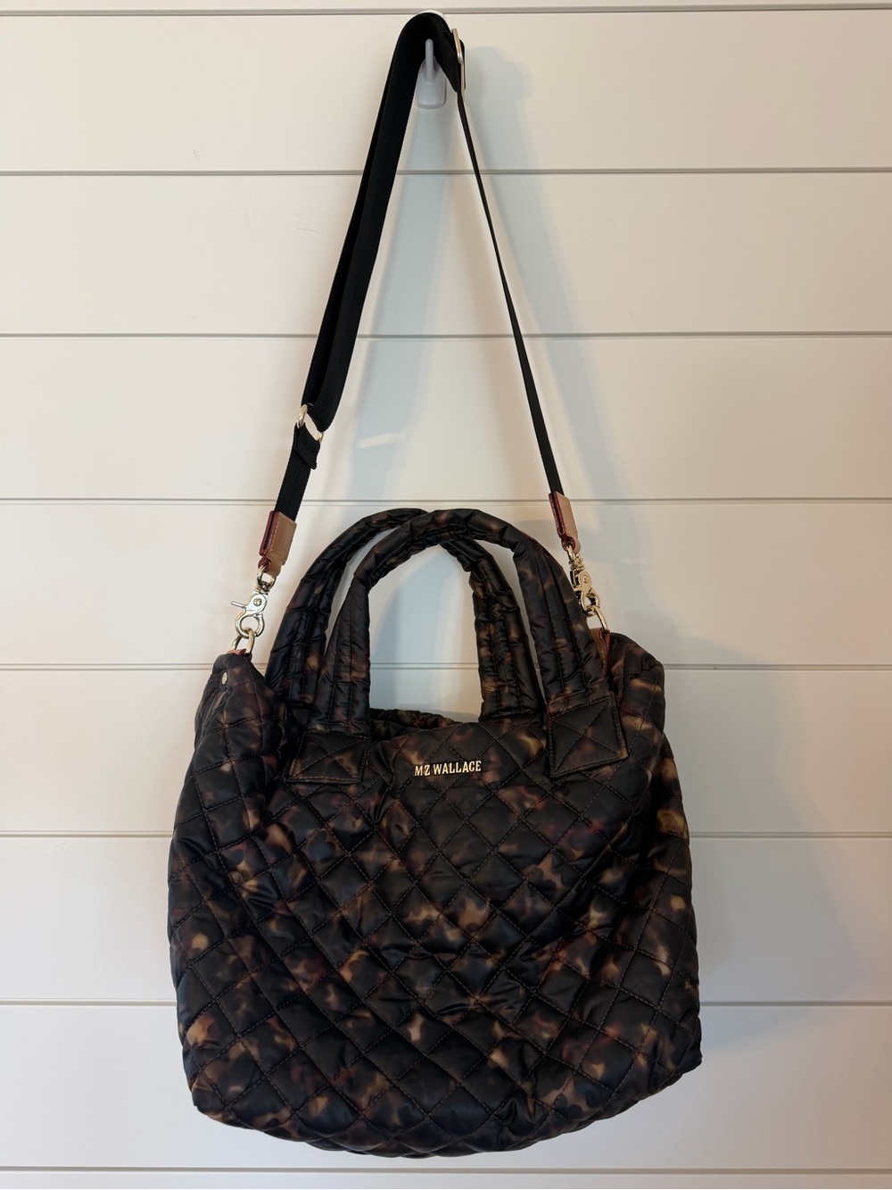 MZ Wallace Small Metro Tote Deluxe Tortoise